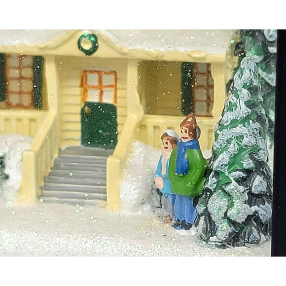 Bradford Exchange Thomas Kinkade Believe Lighted Christmas Lantern Holiday Decor - Picture 16 of 17